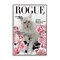 Stupell Industries Funny Floral Cat Magazine Framed Giclee, design by Sasha